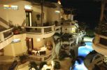 At night