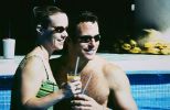 Couple at Pool Bar